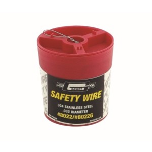 SAFETY LOCK WIRE 304SS 1LB CAN Mr Gasket 8022G