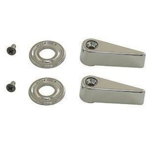 FORD MUSTANG 1968-1969 SET DE POIGNEES DE SIEGES Seat latch handle and bezel set SCOTT DRAKE C8AZ6262622/72A