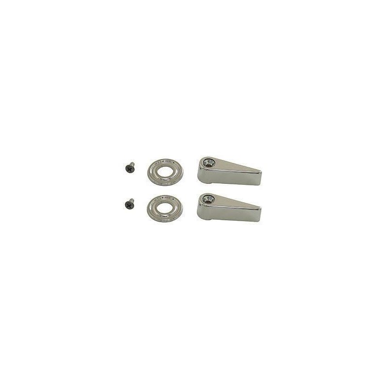 FORD MUSTANG 1968-1969 SET DE POIGNEES DE SIEGES Seat latch handle and bezel set SCOTT DRAKE C8AZ6262622/72A