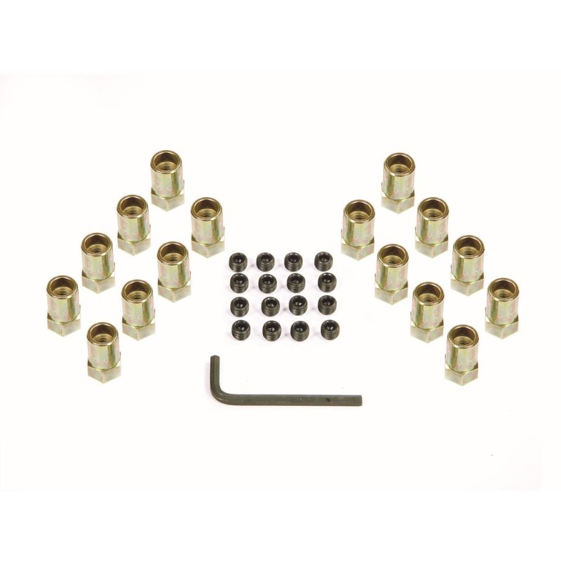 ROCKER ARM NUTS 3/8 GOLD Mr Gasket 920G