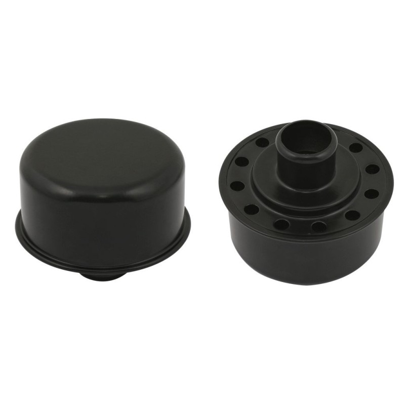 BREATHER PUSH ON FLAT BLK Mr Gasket 9810BP