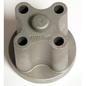 57 MM (2.25 pouces) FORD MUSTANG 1964-1973 SPACER D HELICE COURT Fan spacer 2.25 inch natural SCOTT DRAKE C4AZ-8546-A