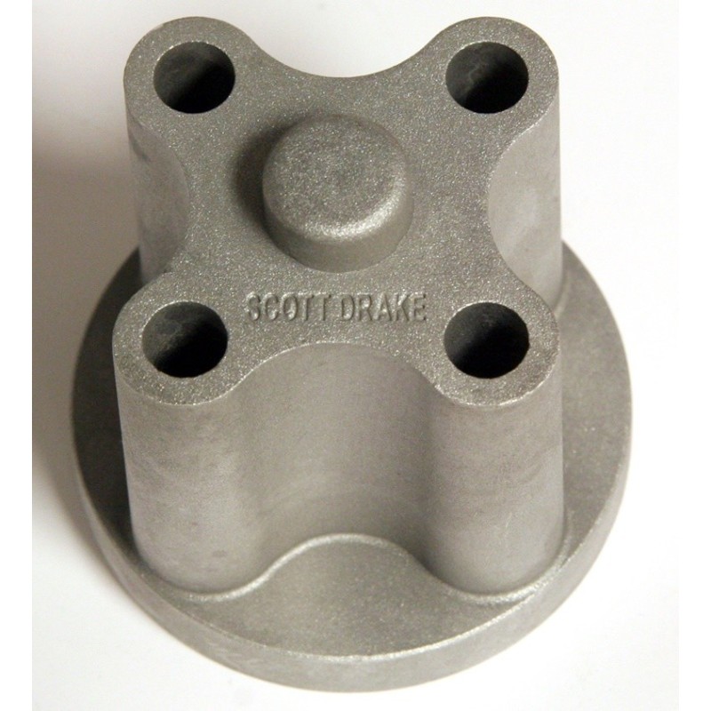 57 MM (2.25 pouces) FORD MUSTANG 1964-1973 SPACER D HELICE COURT Fan spacer 2.25 inch natural SCOTT DRAKE C4AZ-8546-A