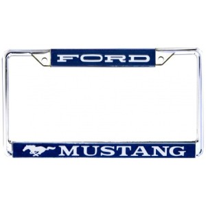 FORD MUSTANG 1964-1973 ENTOURAGE DE PLAQUE D IMMATRICULATION (vendu a l'unité) License plate frame SCOTT DRAKE ACC-LPF-MUSTANG