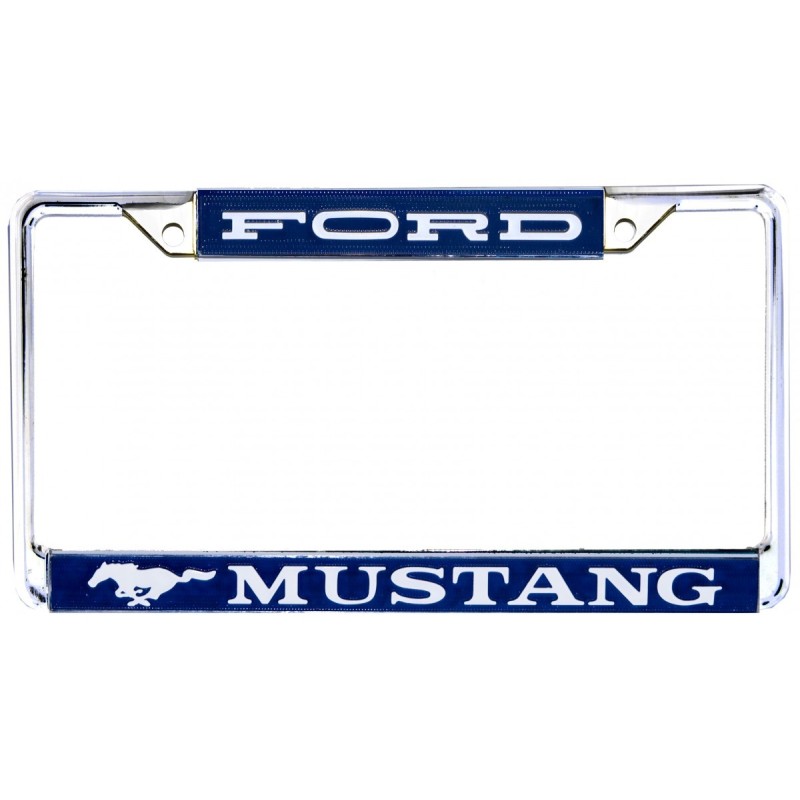 FORD MUSTANG 1964-1973 ENTOURAGE DE PLAQUE D IMMATRICULATION (vendu a l'unité) License plate frame SCOTT DRAKE ACC-LPF-MUSTANG