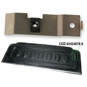 FORD MUSTANG 1965-1970 FASTBACK SUPPORT SUR TRAPPE RABATTABLE Rear support deck bracket SCOTT DRAKE C5ZZ-63424A78-A