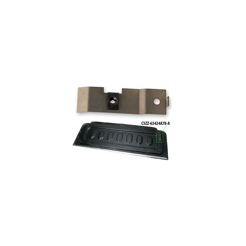 FORD MUSTANG 1965-1970 FASTBACK SUPPORT SUR TRAPPE RABATTABLE Rear support deck bracket SCOTT DRAKE C5ZZ-63424A78-A