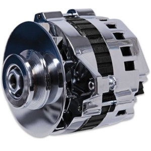 ALTERNATEUR MSD DynaForce Alternator 160 Amp Chrome Straight Mount 5362
