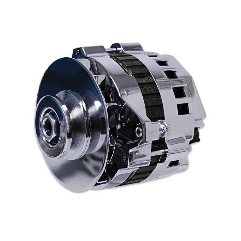ALTERNATEUR MSD DynaForce Alternator 160 Amp Chrome Straight Mount 5362