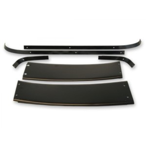FORD MUSTANG 1967-1968 FASTBACK PANNEAUX INTERIEURS ARRIERE METAL Rear Roof Molding Set SCOTT DRAKE C7ZZ6331144/83K 3643ZC