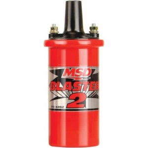BOBINE HAUTE TENSION 45 000 volts POUR ALLUMAGE ELECTRONIQUE Coil Blaster 2 High Performance MSD 8202