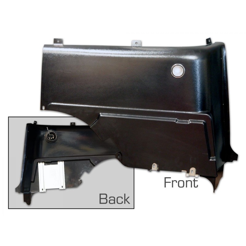 FORD MUSTANG 1965-1966 PAIRE DE PANNEAUX INTERIEUR ARRIERE LATERAUX EN ABS AVEC LAMPE DE COURTOISIE Interior Quarter Panels Fast