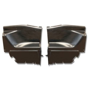FORD MUSTANG 1969-1970 SPORTSROOF FASTBACK PAIRE DE QUARTS DE PANNEAUX D INTERIEUR PLASTIQUE ABS Fastback interior quarter panel