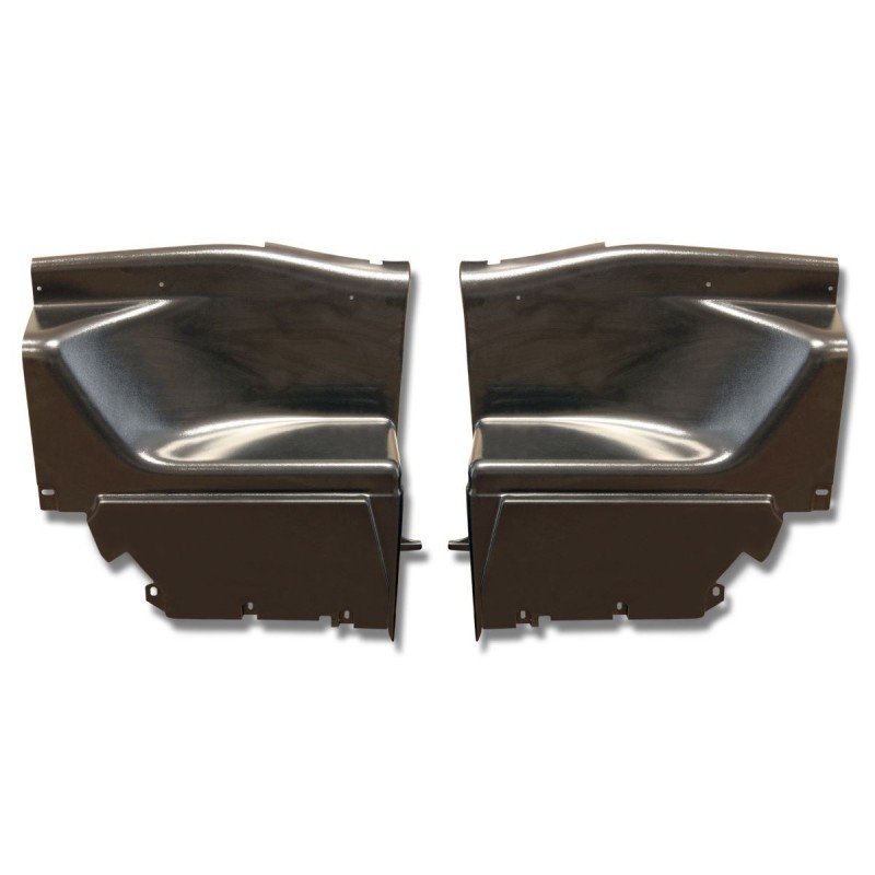 FORD MUSTANG 1969-1970 SPORTSROOF FASTBACK PAIRE DE QUARTS DE PANNEAUX D INTERIEUR PLASTIQUE ABS Fastback interior quarter panel