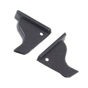 FORD MUSTANG 1969-1970 GARNITURE SPORTSROOF Fastback Trim Caps black pair SCOTT DRAKE C9ZZ-6331490/1A M3548G