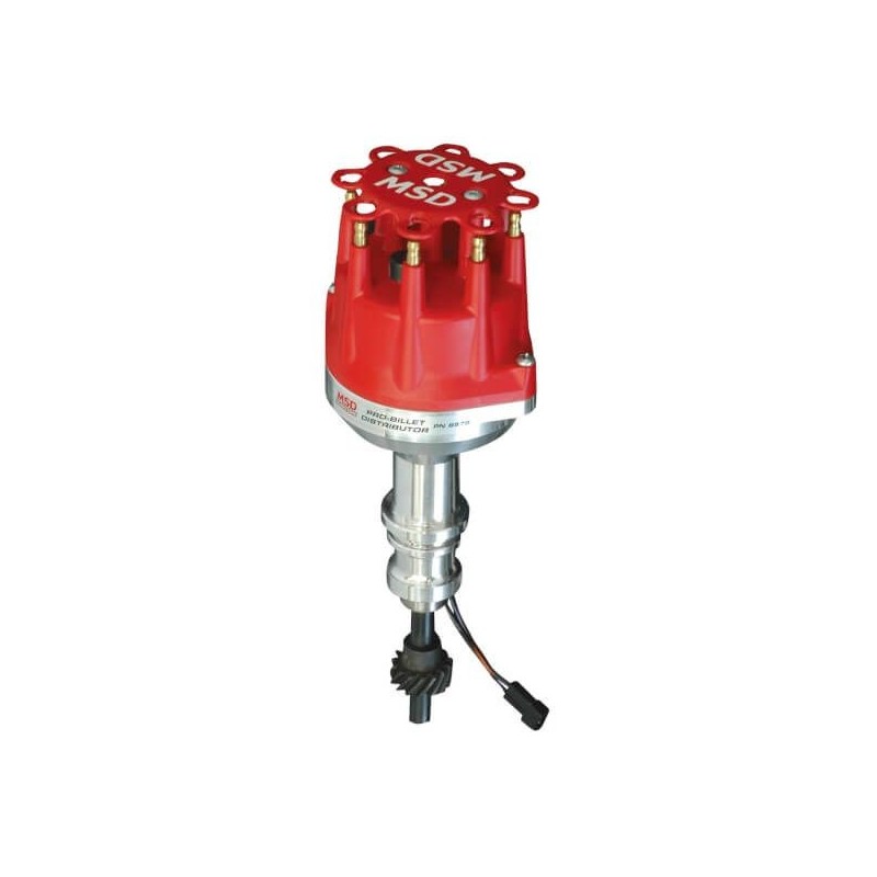 Ford V8 289 302 DISTRIBUTEUR D ALLUMAGE ALUMINIUM ( NECESSITE BOITIER MSD 6 ou 7 ou 8 ) Small Diameter Pro-Billet Distributor Gr
