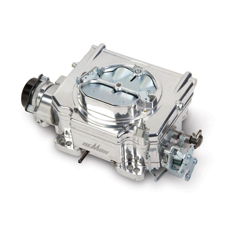 CARBURATEUR 4v 4 CORPS 625 CFM Vacuum Secondaries - Shiny - Gasoline street carb DEMON 1900