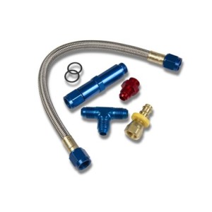 LIGNE DE CARBURANT JONCTION CUVES CARBURATEUR 9/16-24 TO -6AN OR 3/8 FUEL LINE Demon 140020