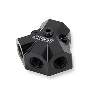 -8 O-RING PORT TO 3 X -6 O-RING PORT Earls 100168ERL