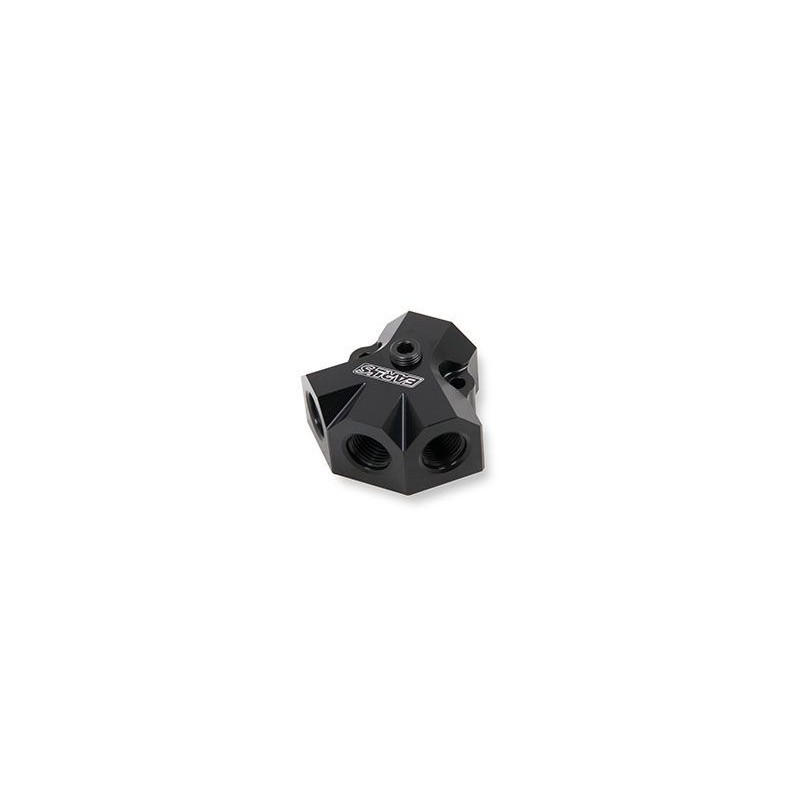 -8 O-RING PORT TO 3 X -6 O-RING PORT Earls 100168ERL