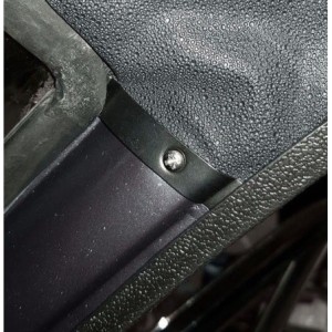 FORD MUSTANG 1965-1968 COUPE ET FASTBACK CACHE FINITION JONCTION CIEL DE TOIT A MONTANT DE PARE BRISE Headliner Pillar Trim Set