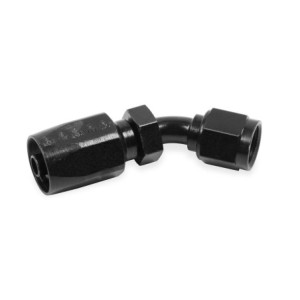 TUYAU -6 45 DEG. JIC HOSE END BLACK CHROMATE Earls 154606ERL