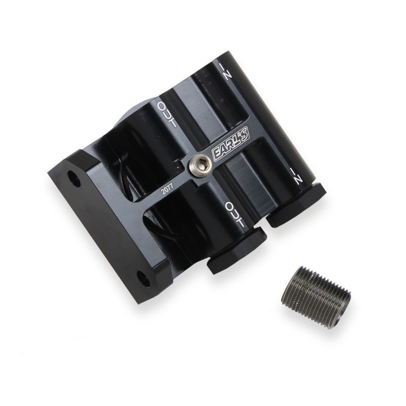 ALUMINIUM BILLET SINGLE REMOTE FILTER MOUNT Earls 2077ERL