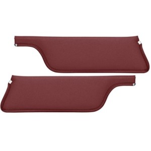 FORD MUSTANG 1967-1968 COUPE ET FASTBACK PARE SOLEIL ROUGE FONCE Sun Visor Dark Red SCOTT DRAKE C7ZZ-6504104-DR