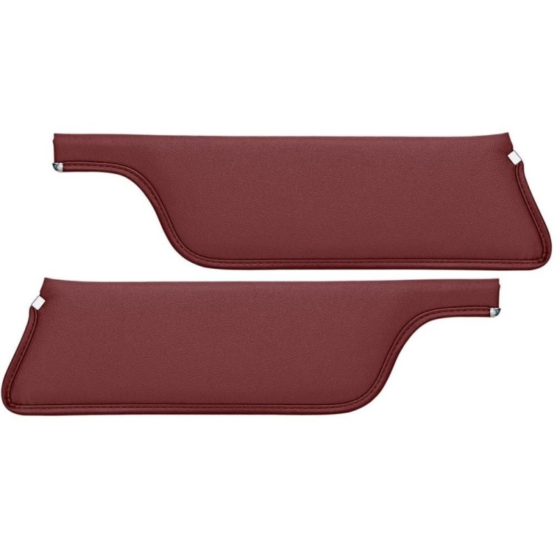 FORD MUSTANG 1967-1968 COUPE ET FASTBACK PARE SOLEIL ROUGE FONCE Sun Visor Dark Red SCOTT DRAKE C7ZZ-6504104-DR