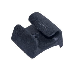 FORD MUSTANG 1969-1970 COUPE CABRIOLET FASTBACK SUPPORT DE PARE SOLEIL CENTRAL NOIR Center visor bracket Black SCOTT DRAKE C9AZ