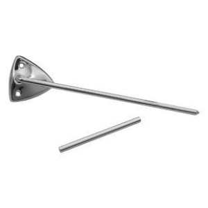 FORD MUSTANG 1967-1970 COUPE CABRIOLET FASTBACK BARRE ET SUPPORT DE PARE SOLEIL CHROME Sun visor bracket and rod Chrome SCOTT DR