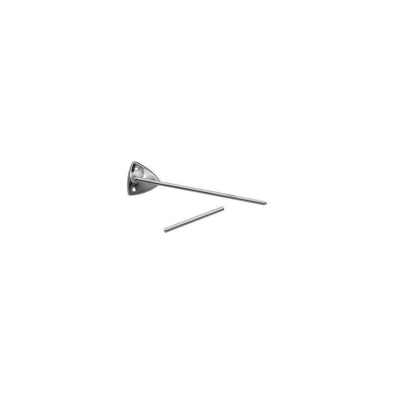 FORD MUSTANG 1967-1970 COUPE CABRIOLET FASTBACK BARRE ET SUPPORT DE PARE SOLEIL CHROME Sun visor bracket and rod Chrome SCOTT DR