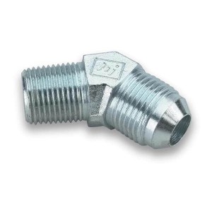 45 DEG. -3 TO 1/8 NPT STEEL ADAPT. Earls 962303ERL