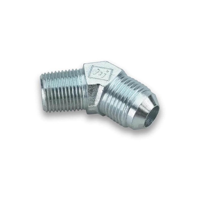 45 DEG. -3 TO 1/8 NPT STEEL ADAPT. Earls 962303ERL