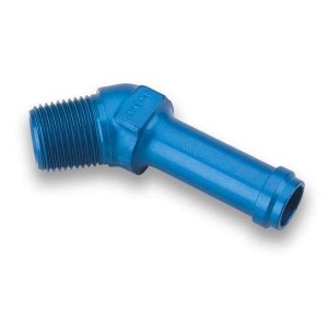 45 DEG. 1/2 ID HOSE TO 3/8 NPT Earls 984408ERL