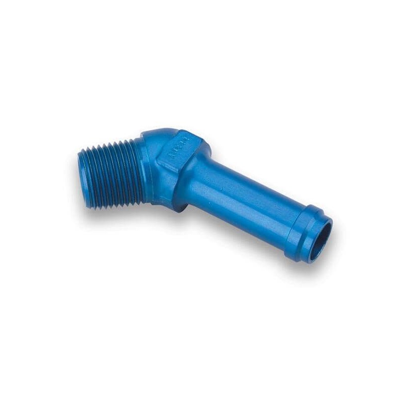 45 DEG. 1/2 ID HOSE TO 3/8 NPT Earls 984408ERL