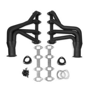 FORD F100 F150 F250 1965-1974 2WD V8 352 a 428 COLLECTEUR D ECHAPPEMENT PEINT NOIR Tube Size 1.75 inch 