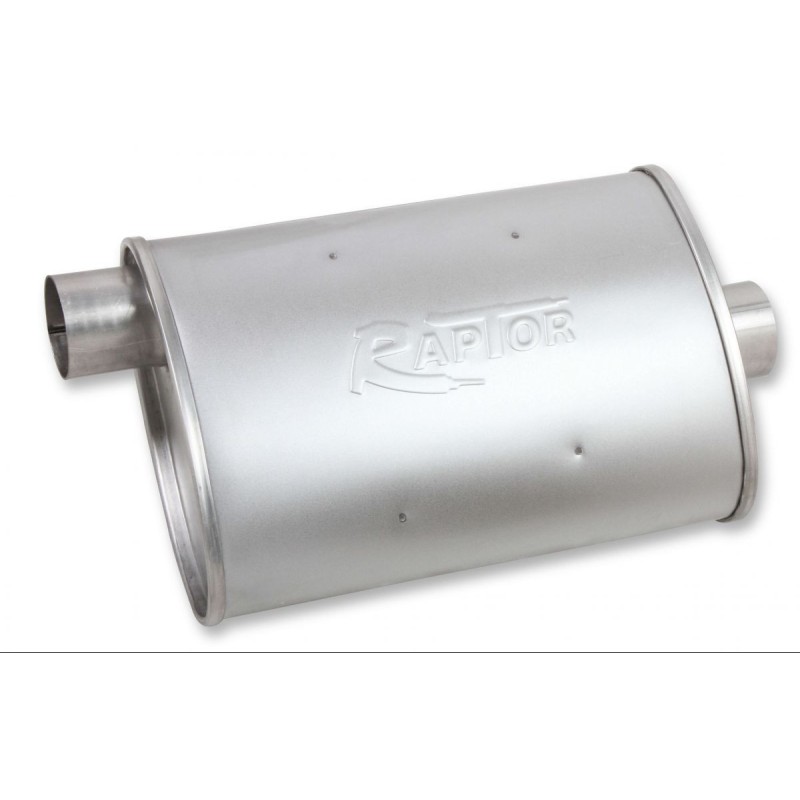 57.1mm (2.25 pouces) SILENCIEU RAPTOR TURBO 2.25 IN/OUT muffler Flowtech 50051FLT