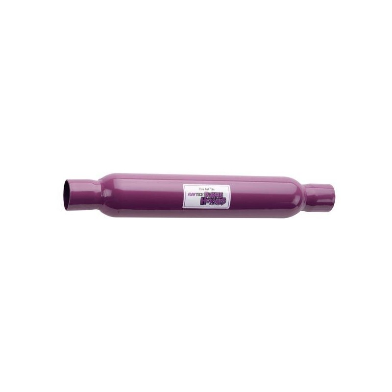 57.1mm (2.25 pouces) PURPLE HORNIE 2.25 IN/OUT muffler Flowtech 50225FLT