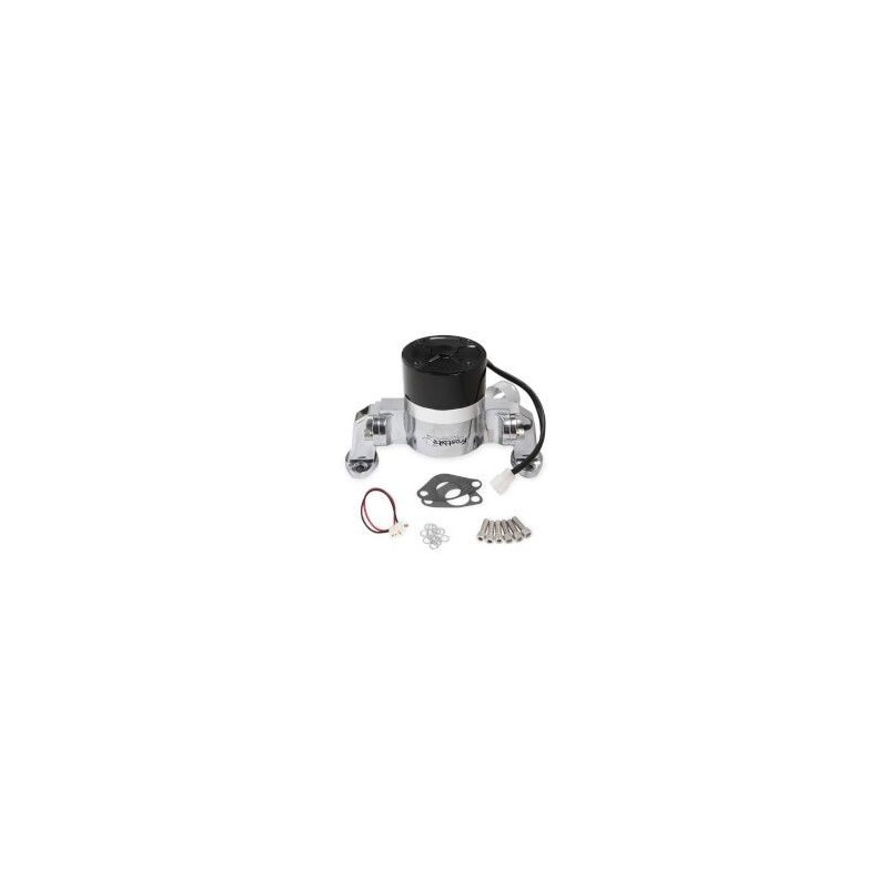 CHEVROLET POMPE A EAU ELECTRIQUE ALUMINIUM 35GPM ELECTRIC W/P ALUM SMALL BLOCK CHEVROLET SBC POLISHED Frostbite 22-111