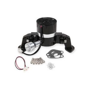 CHEVROLET POMPE A EAU ELECTRIQUE ALUMINIUM 35GPM ELECTRIC W/P ALUMINUM BIG BLOCK CHEVROLET BBC BLACK Frostbite 22-114