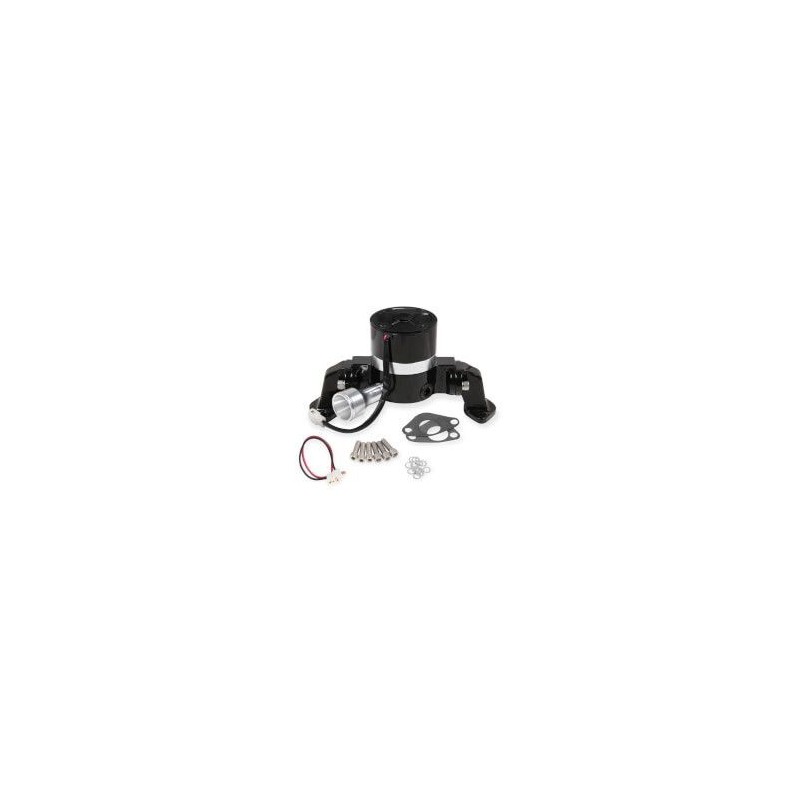 CHEVROLET POMPE A EAU ELECTRIQUE ALUMINIUM 35GPM ELECTRIC W/P ALUMINUM BIG BLOCK CHEVROLET BBC BLACK Frostbite 22-114