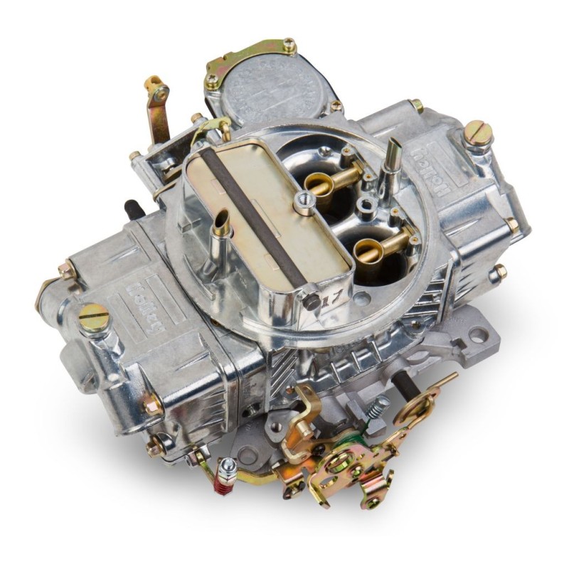 CARBURATEUR 4v 4 CORPS 750 CFM STARTER MANUEL 4160 UNIVERSAL ALUMINIUM BRUT Classic Carburetor Manual Choke Vacuum Secondaries H