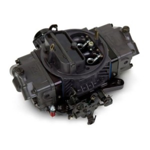 CARBURATEUR 4v 4 CORPS 850 CFM NOIR COMPLET DOUBLE POMPE STARTER MECANIQUE ULTRA double pumper hard black manual chocke Holley 0