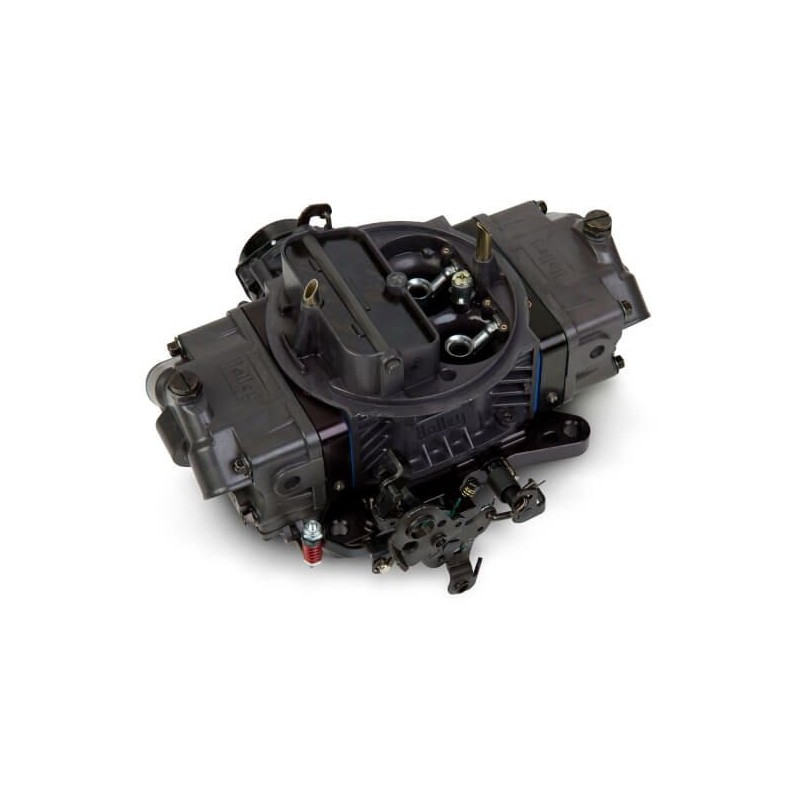 CARBURATEUR 4v 4 CORPS 850 CFM NOIR COMPLET DOUBLE POMPE STARTER MECANIQUE ULTRA double pumper hard black manual chocke Holley 0