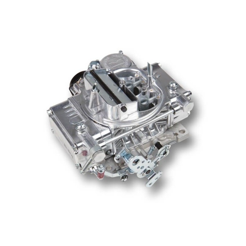 CARBURATEUR 4v 4 CORPS 600 CFM STARTER AUTOMATIQUE 4160 ALUMINUM POLI POLISHED classic carburetor electric Choke Holley 0-80457S