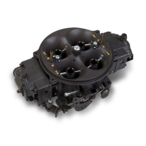 CARBURATEUR 4v 4 CORPS 1050 CFM Gen 3 Ultra Dominator Carburetor 1 x 4 Gas 2-Circuit Metering HARD BLACK Holley 0-80902HB ***