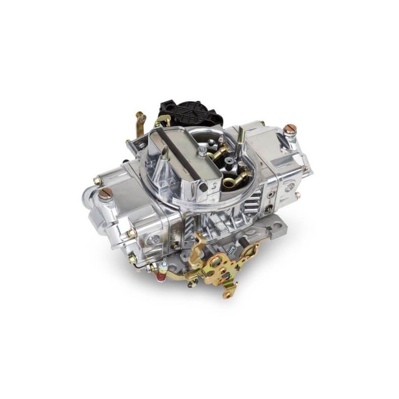CARBURATEUR 4v 4 CORPS 570 CFM 4150 Street Avenger Aluminum A STARTER MANUEL Carburetor Manual Choke Vacuum Secondaries Holley 0