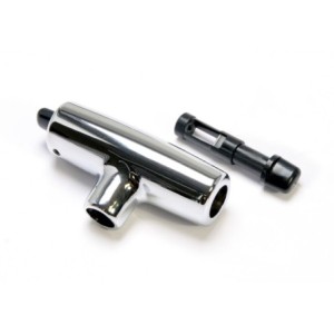 FORD MUSTANG 1969-1973 POIGNEE DE LEVIER DE VITESSES AUTOMATIQUE CHROME Automatic shifter handle chrome SCOTT DRAKE C9OZ-7213-B