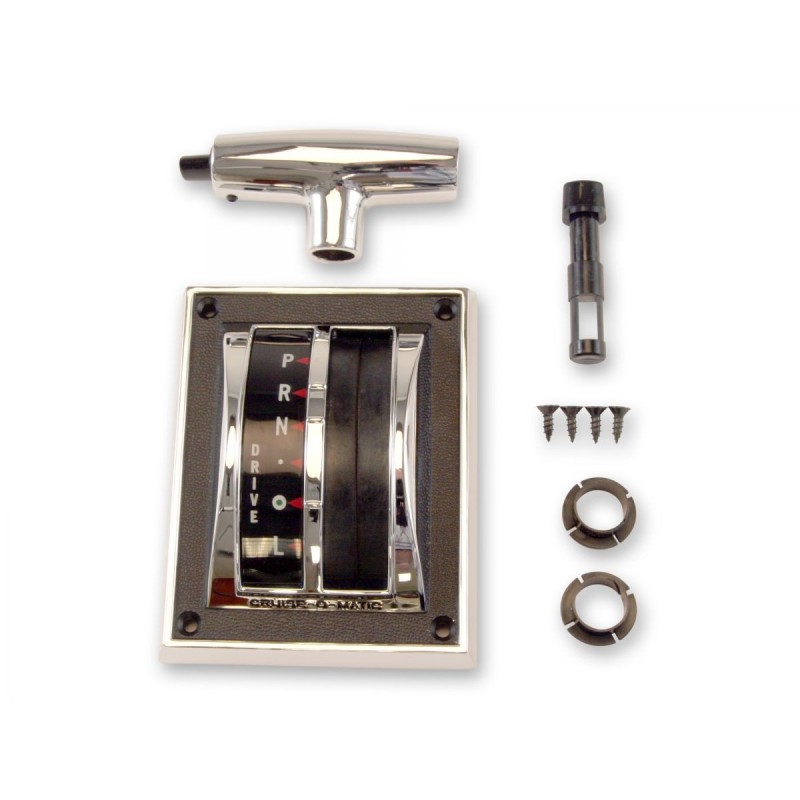 FORD MUSTANG 1964-1966 KIT POMMEAU DE VITESSES Shifter bezel and knob kit SCOTT DRAKE KIT-TRN-1